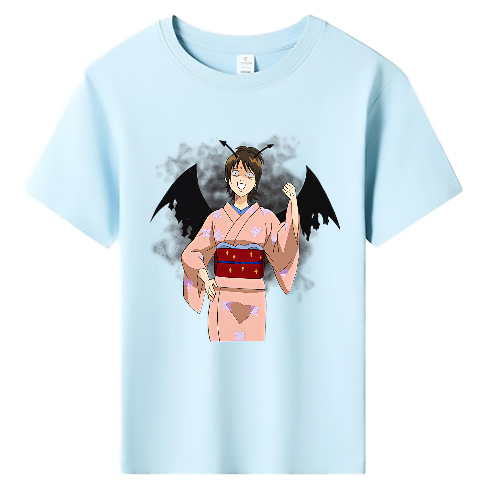 （画像用） ぎんたま 坂田銀時（さかたぎんとき） 神楽 志村新八（しむら しんぱち） GINTAMA Sakata Gintoki Kagura Shimura Shinpachi 綿100％キッズTシャツ（フロントプリント）